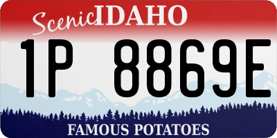 ID license plate 1P8869E
