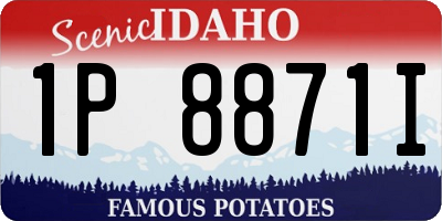 ID license plate 1P8871I
