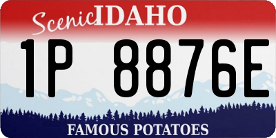ID license plate 1P8876E