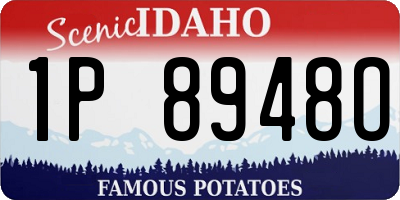 ID license plate 1P8948O
