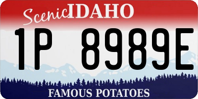 ID license plate 1P8989E