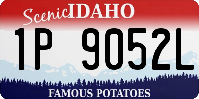 ID license plate 1P9052L