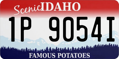 ID license plate 1P9054I