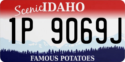 ID license plate 1P9069J