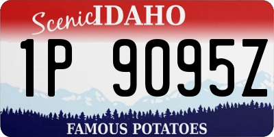 ID license plate 1P9095Z