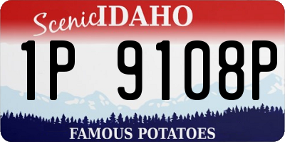 ID license plate 1P9108P