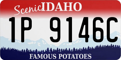 ID license plate 1P9146C