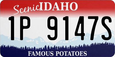 ID license plate 1P9147S