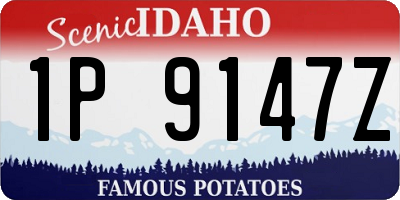 ID license plate 1P9147Z