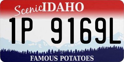 ID license plate 1P9169L