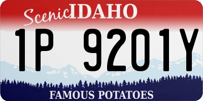 ID license plate 1P9201Y