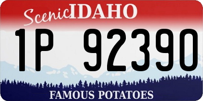 ID license plate 1P9239O