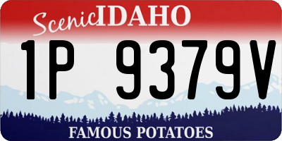 ID license plate 1P9379V