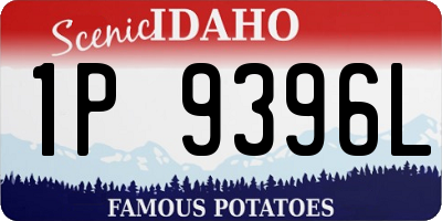 ID license plate 1P9396L
