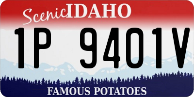 ID license plate 1P9401V