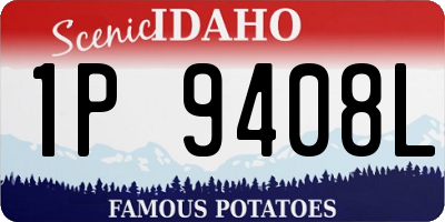 ID license plate 1P9408L