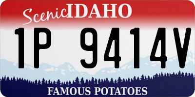 ID license plate 1P9414V