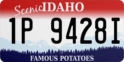 ID license plate 1P9428I