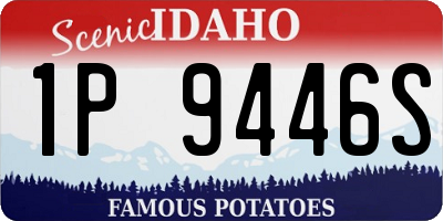 ID license plate 1P9446S