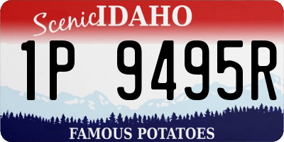 ID license plate 1P9495R