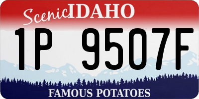 ID license plate 1P9507F
