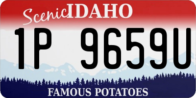 ID license plate 1P9659U