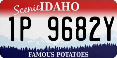 ID license plate 1P9682Y