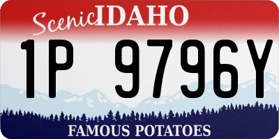 ID license plate 1P9796Y