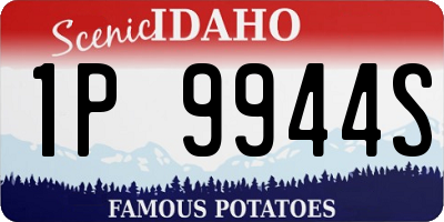 ID license plate 1P9944S