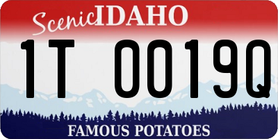 ID license plate 1T0019Q