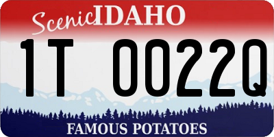 ID license plate 1T0022Q