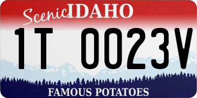 ID license plate 1T0023V
