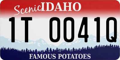 ID license plate 1T0041Q