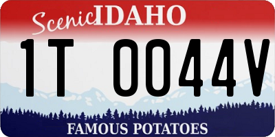 ID license plate 1T0044V