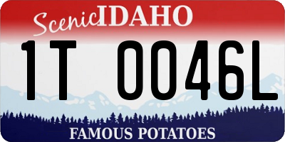 ID license plate 1T0046L