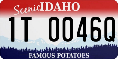 ID license plate 1T0046Q