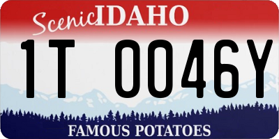 ID license plate 1T0046Y