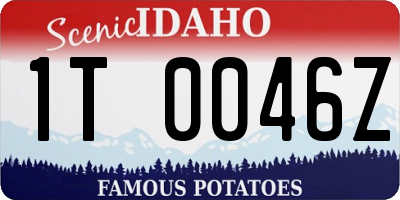 ID license plate 1T0046Z