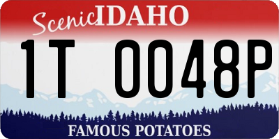 ID license plate 1T0048P