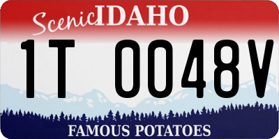 ID license plate 1T0048V