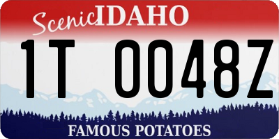 ID license plate 1T0048Z