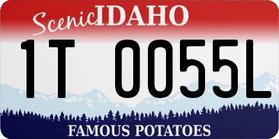 ID license plate 1T0055L