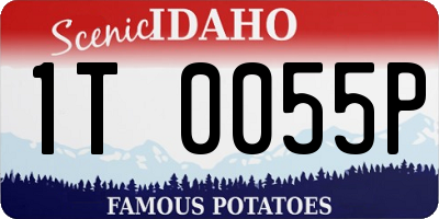 ID license plate 1T0055P