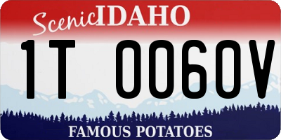 ID license plate 1T0060V