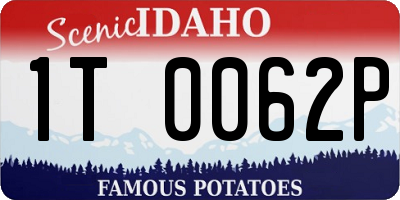 ID license plate 1T0062P