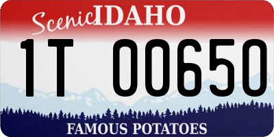 ID license plate 1T0065O