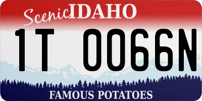 ID license plate 1T0066N
