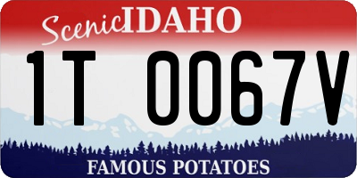 ID license plate 1T0067V