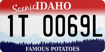 ID license plate 1T0069L
