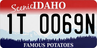 ID license plate 1T0069N